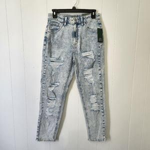 Wild fable highest rise distressed mom jeans